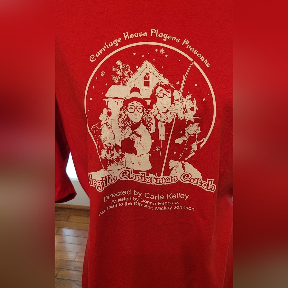 Vintage 2000'S Christmas pageant tshirt  Large